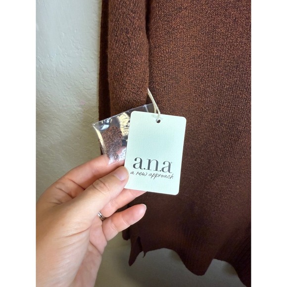 ana a new approach Sweater Womens Medium V Neck Pullover Casual - Picture 4 of 4